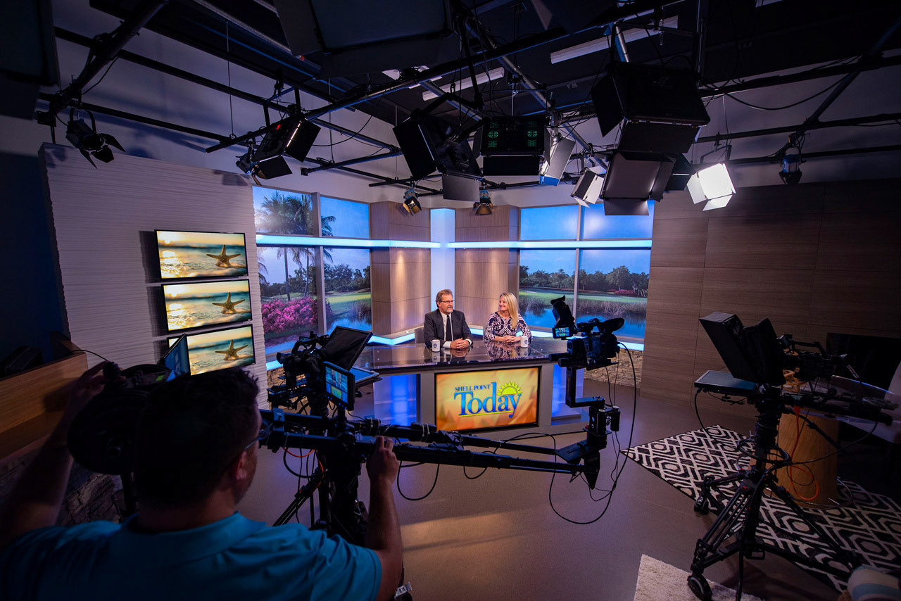 Broadcast set design rendering